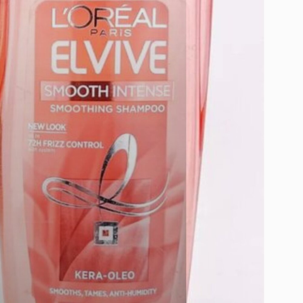 L'Oreal Paris Elvive Smooth Intense Shampoo Sealed Anti-Frizz 12.6 fl oz. Exc